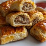 puff pastry sausage rolls