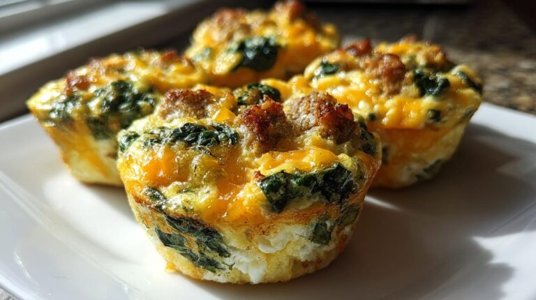 spinach egg muffins