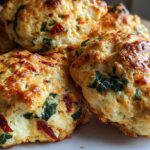 sun dried tomato egg biscuits