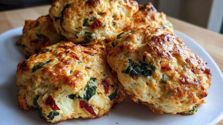 sun dried tomato egg biscuits