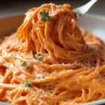 Pink Sauce Spaghetti