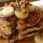 banana walnut pancakes