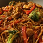 chicken lo mein