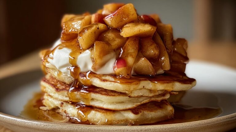 cinnamon apple pancakes