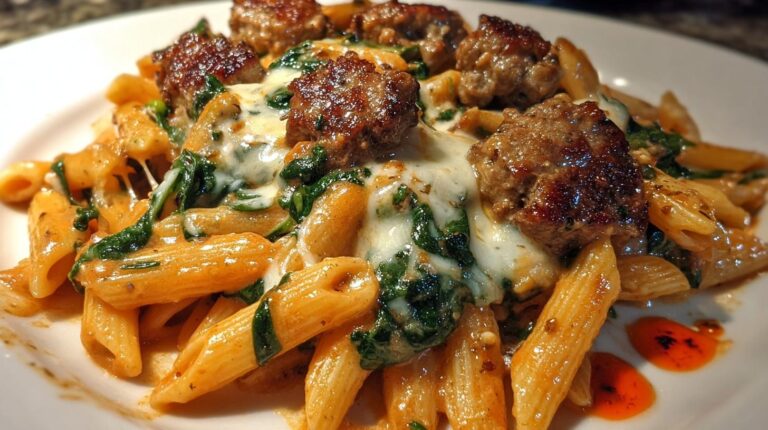 sausage spinach penne