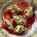 spinach and ricotta stuffed shells